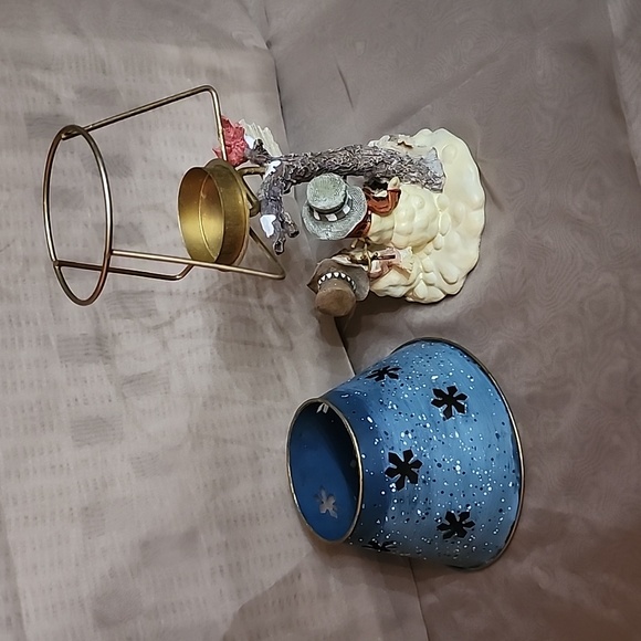 Vintage Snowman Tealight Holder - Picture 3 of 3